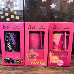 Stanley x Barbie Flowstate Quencher 40oz Tumblers Gift Sets New and Unopened